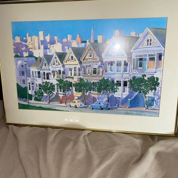 San Francisco Barbara Froula Denver Colorado Water Art Frame Print